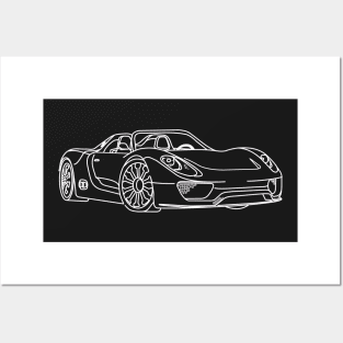 Porsche 918 Spyder Posters and Art